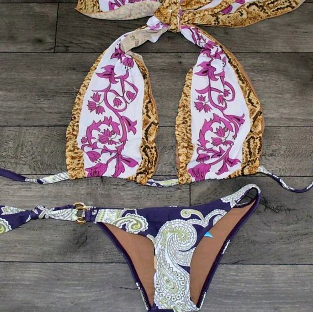 CIA MARITIMA BIKINI 2 PIECE SWIM SWIMSUIT NWT